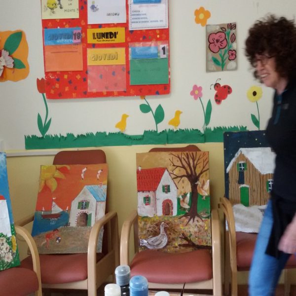 Giornate con l'artista Imelda Bassanello Residenza Sanitaria Assistenziale Santuario | Opere Sociali Servizi Savona