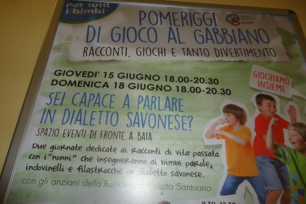 Parlare in dialetto savonese Residenza Protetta Santuario | Opere Sociali Servizi Savona