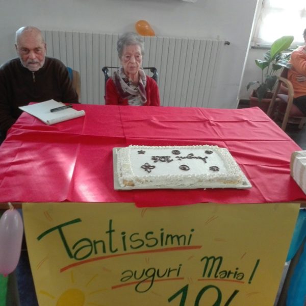 Maria Perrando 104 anni Residenza Protetta Santuario | Opere Sociali Servizi Savona