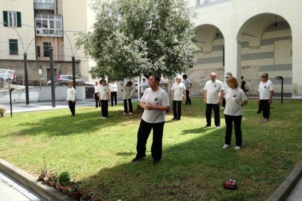 Esibizione Taijiquan Residenza Protetta Bagnasco - Opere Sociali Servizi Savona