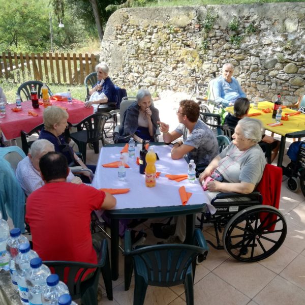 Pranzo fine estate RSA Noceti Santuario - Opere Sociali Servizi Savona